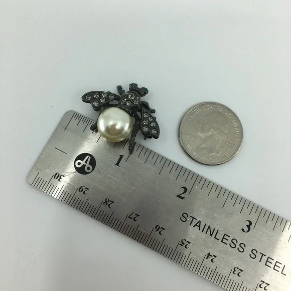 Joan Rivers Baby Bee Brooch Interchangeable Body Beads NEW in Box Multicolored - Picture 7 of 16